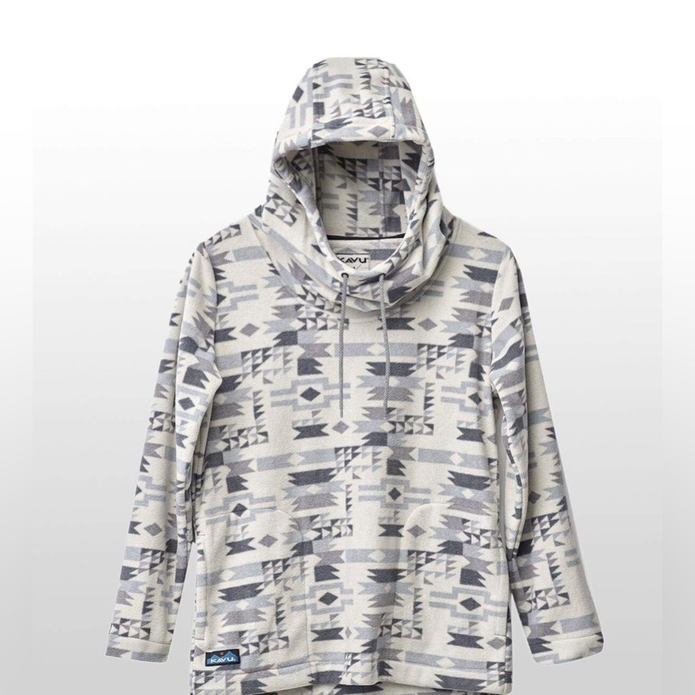 KAVU Bella Coola Fleece Sweatshirt, Pullover Hoodie - Winter Arcade